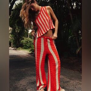 Free People Free-EST Joan Fauxchet Knit Set Size Medium